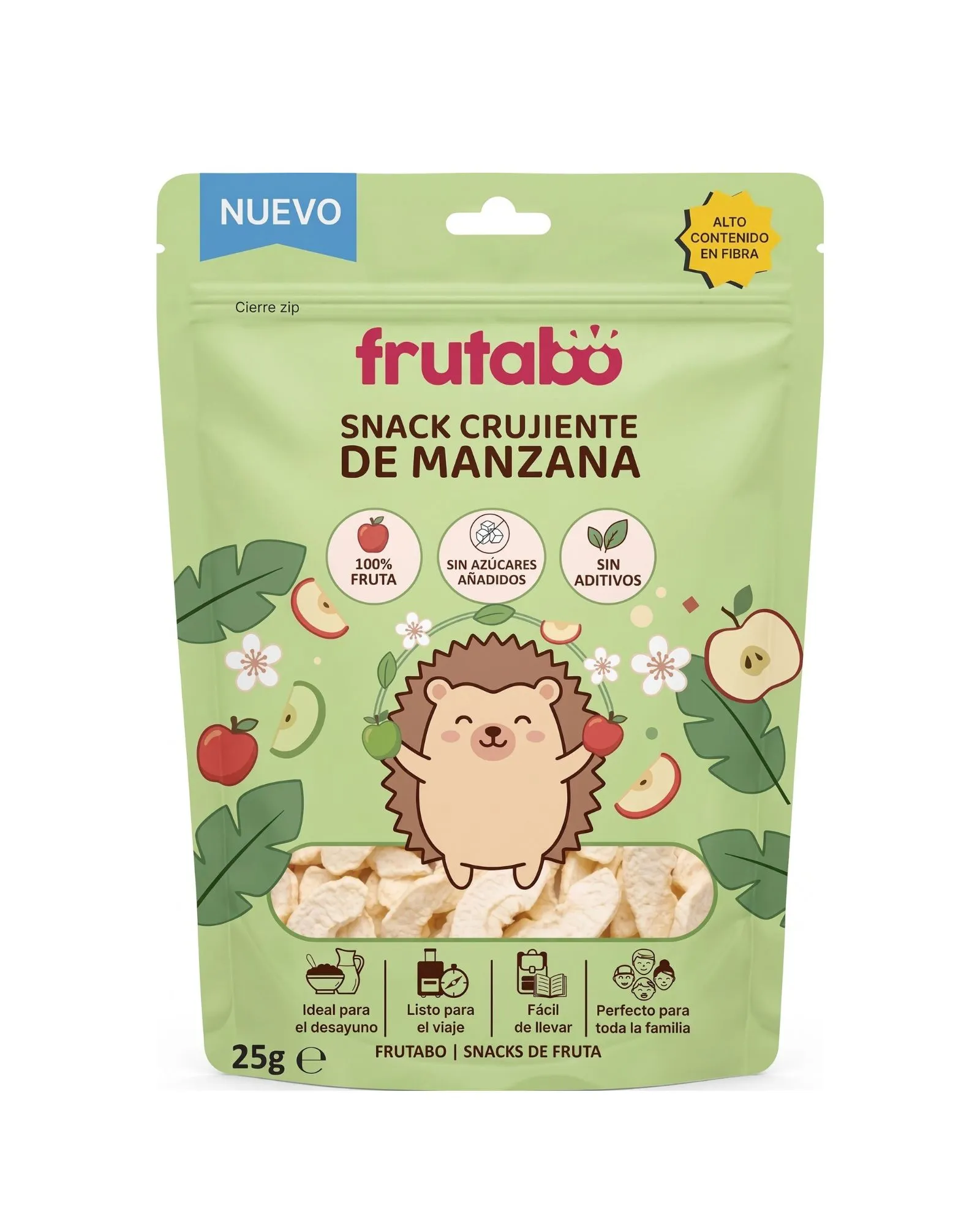 Manzana liofilizada Frutabo